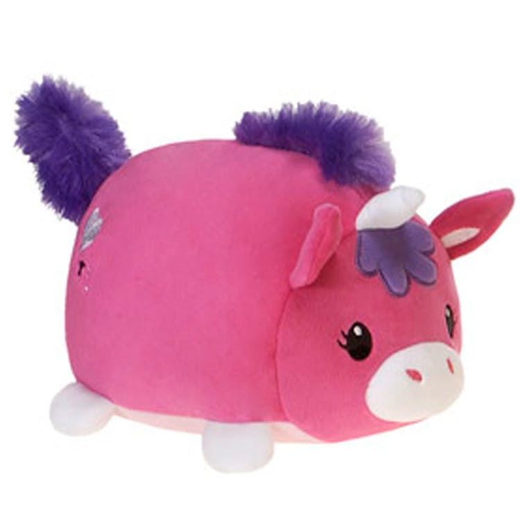 Unicorn Plush Toys - Pink & Purple 8" 2
