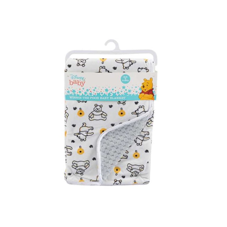 Disney Baby Blankets - White & Gray 30"x40" 1