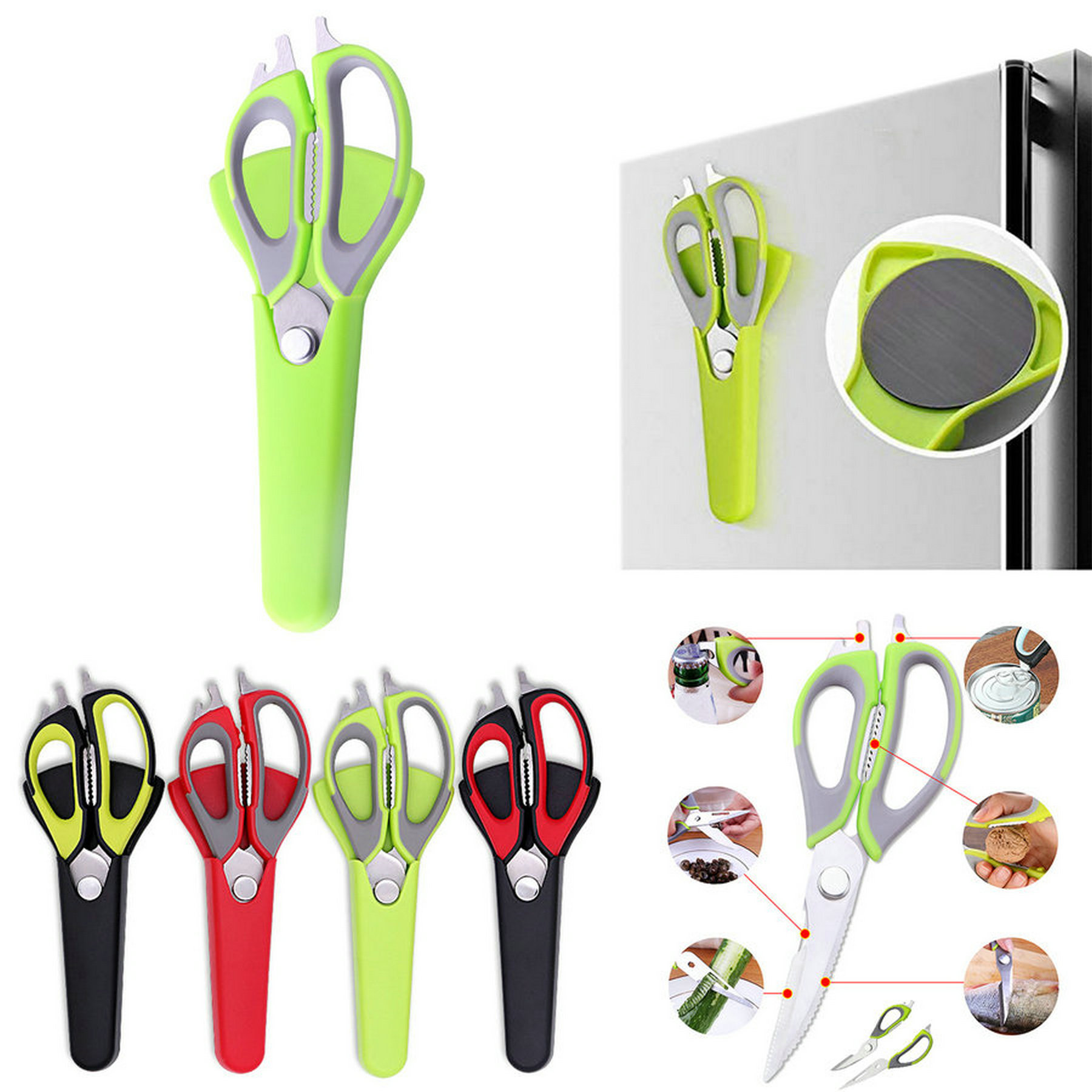 Detachable Multifunctional Kitchen Scissors 1