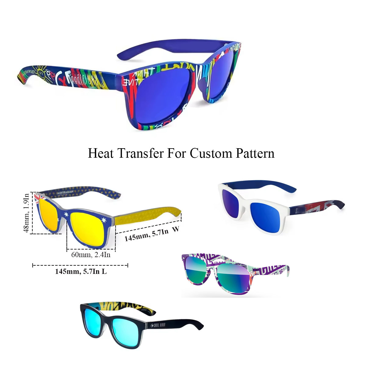 Free-Style Custom Pattern Sunglasses 3