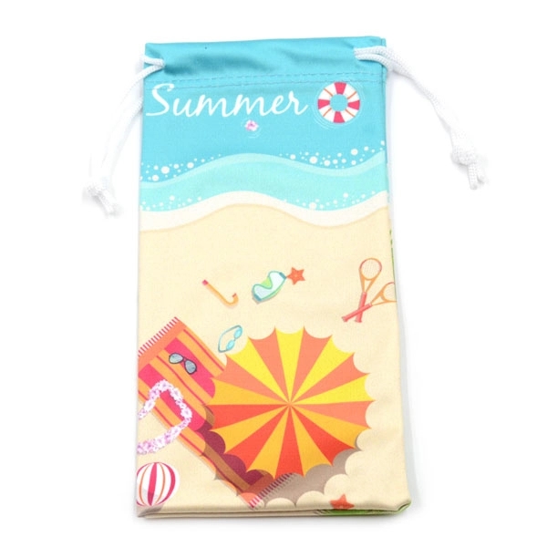 Full Color Microfiber Drawstring Pouch 4