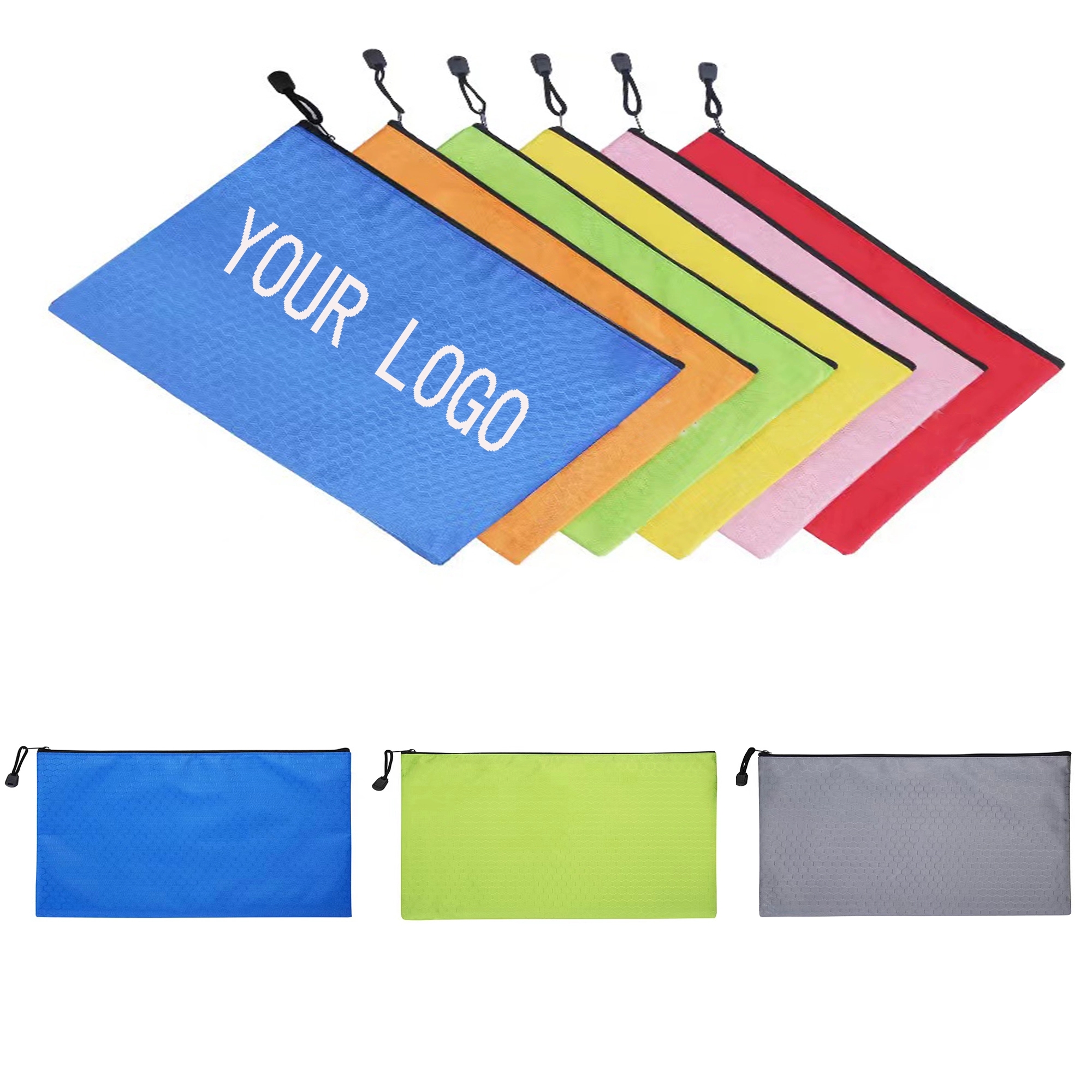 Waterproof Zipper Pencil Pouch MOQ 100pcs 1