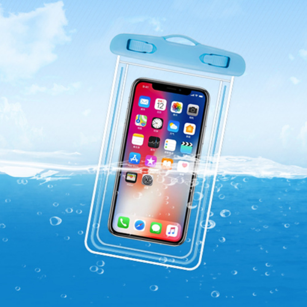 Fluorescent mobile phone waterproof bag 2