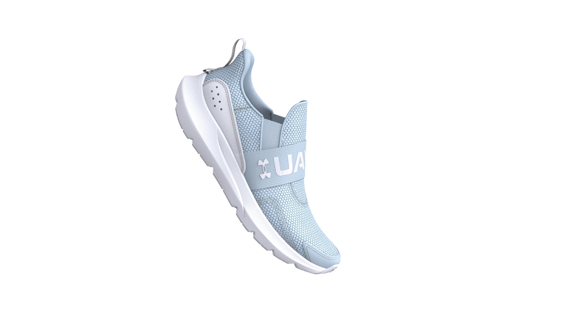 UA Surge 3 Slip Girls' Pre-School Running Shoes 10