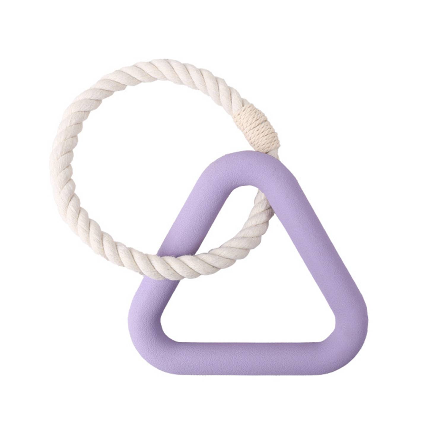 Custom Dog Rubber Triangle Tug Toy 6