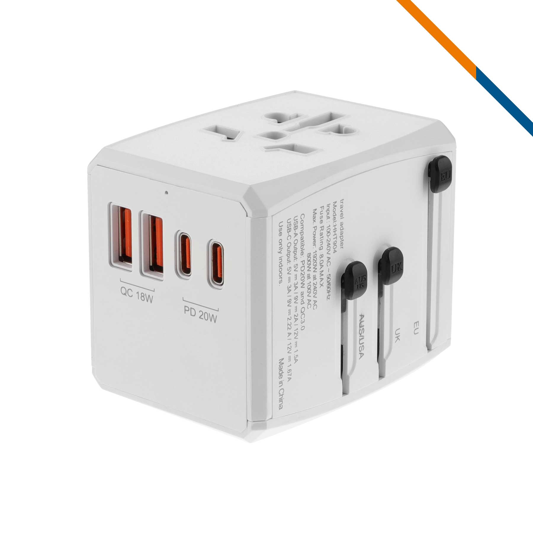 Jess 4 Ports Universal Adapter 3