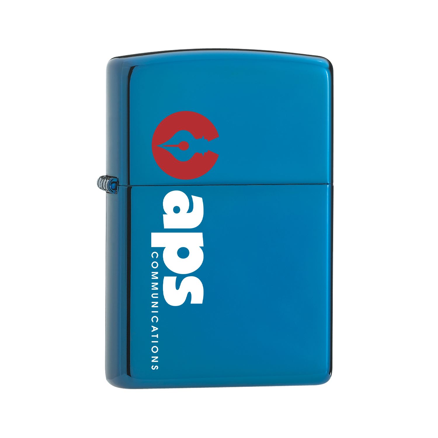 High Polish Blue Windproof Lighter