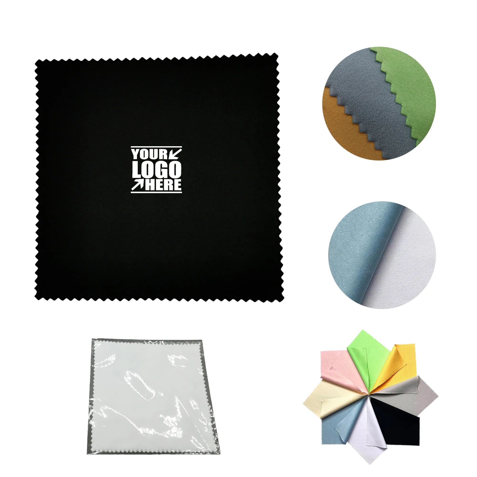 6" x 6" Microfiber Cleaning Cloth Glasses 4