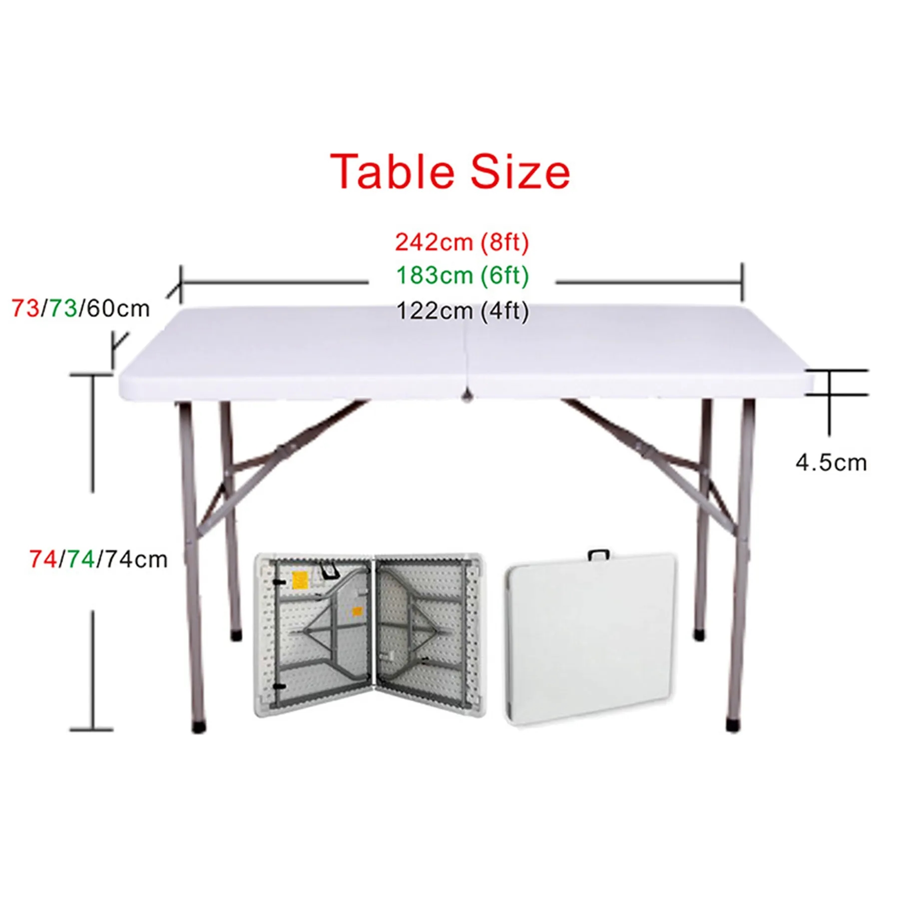 6 ft Polyester Rectangular Table Cloth MOQ 5PCS 2