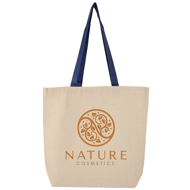 Clearwater Color Handle Cotton Tote, custom tote bag with logo imprint 4