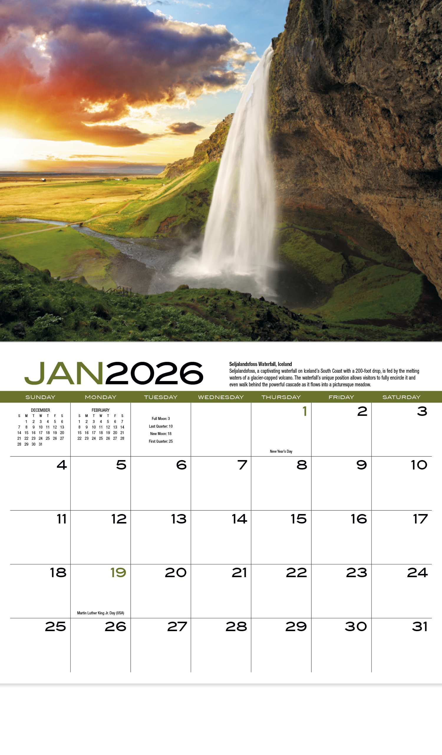 HotLine® Products Earth Appointment Calendar - Stapled 24