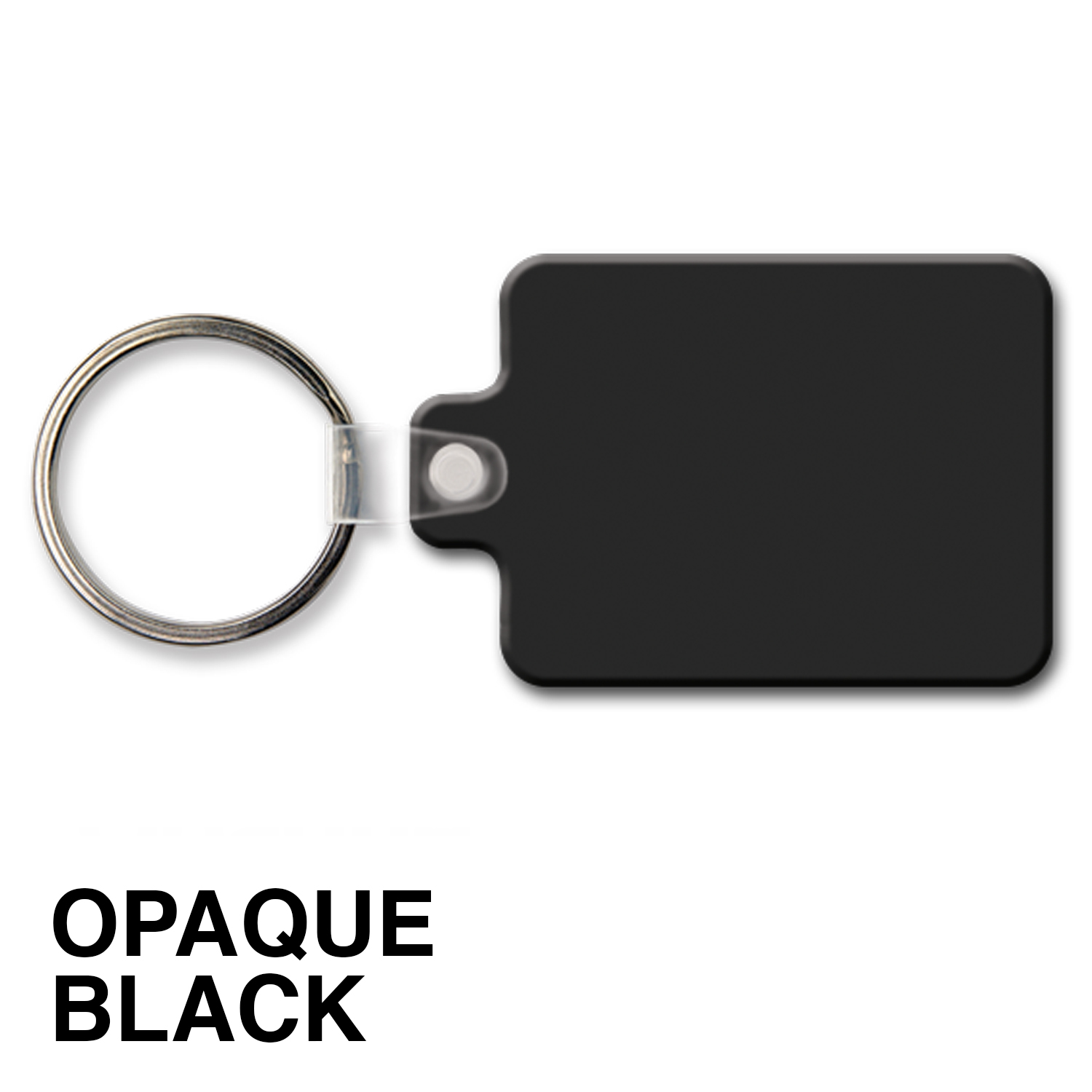 Medium Rectangle Key Tag w/Round Corners & Tab 8