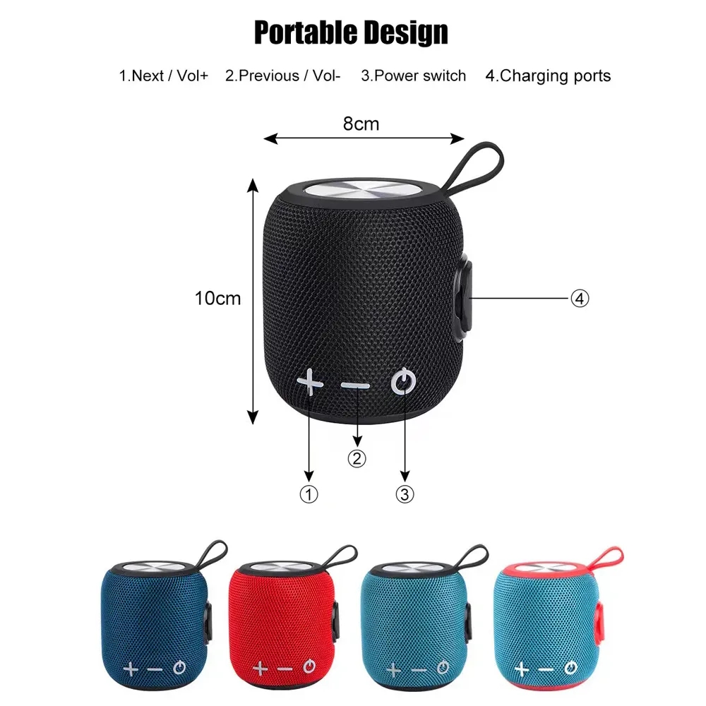Portable Waterproof Wireless Bluetooth Speakers 6