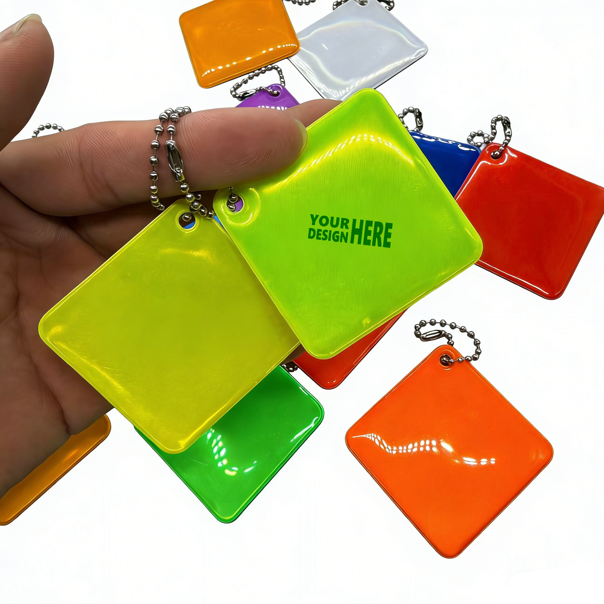Safety Zipper Pull with Reflective Feature 2