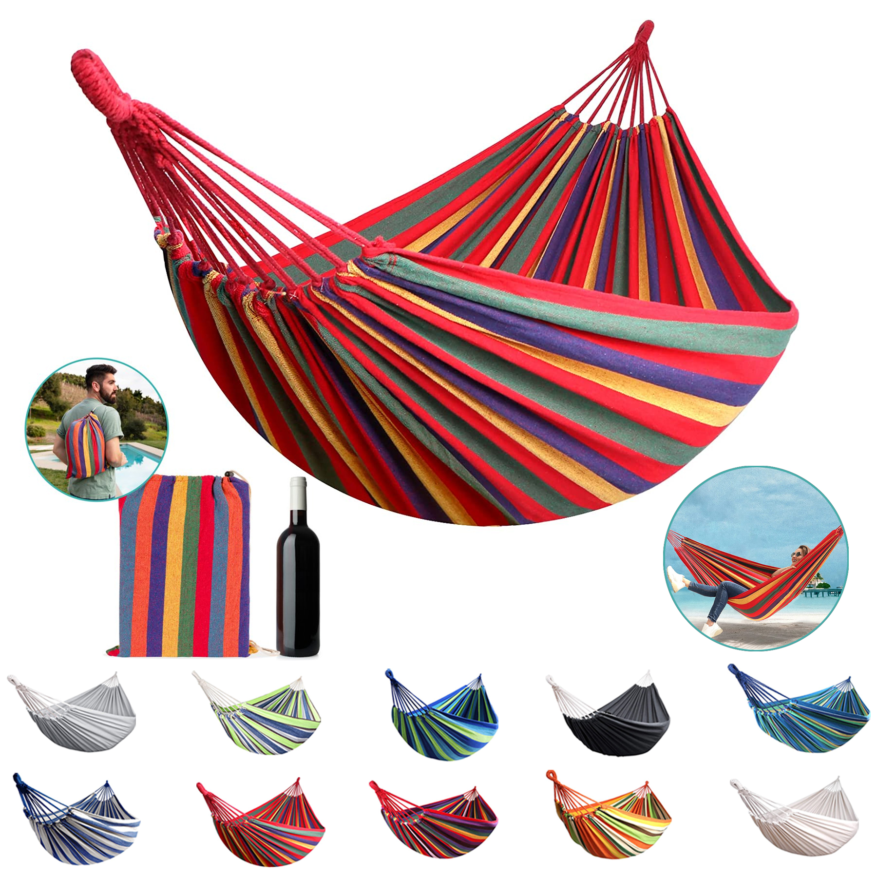 Portable Cotton Hammock 3