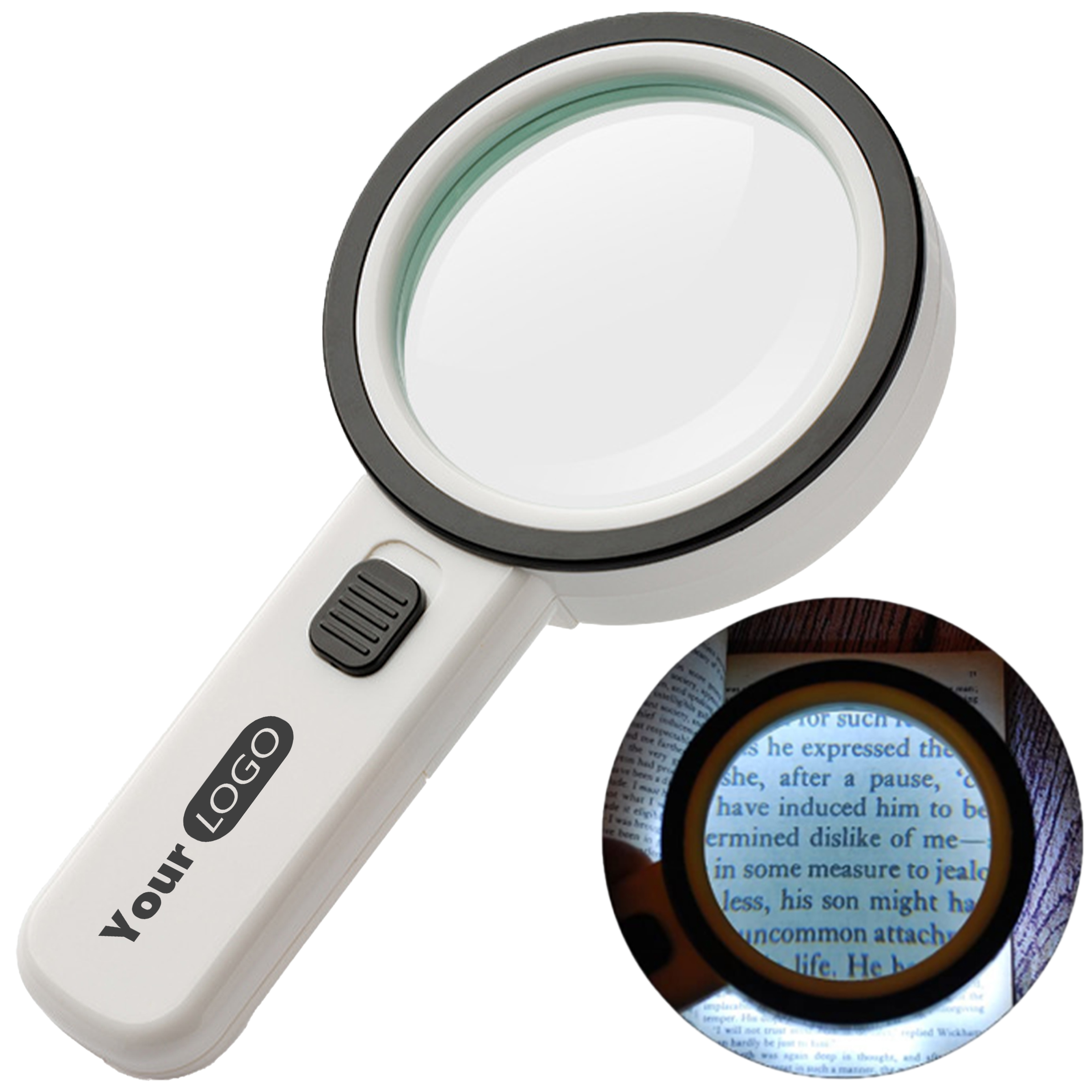Glass High Definition Magnifying Glass With Light 3
