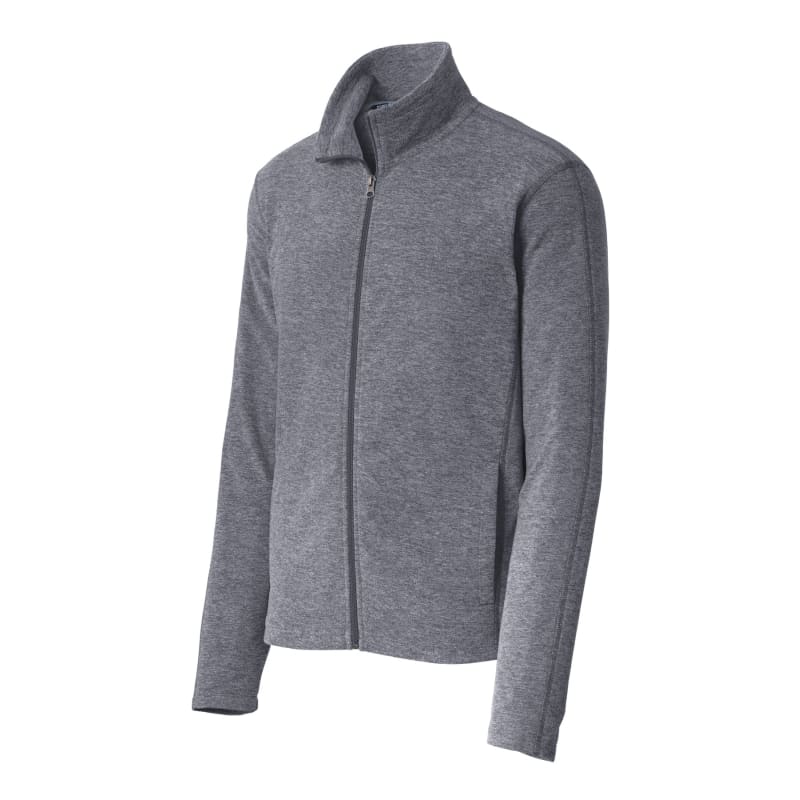 Port Authority Heather Microfleece Full-Zip Jacket. 7