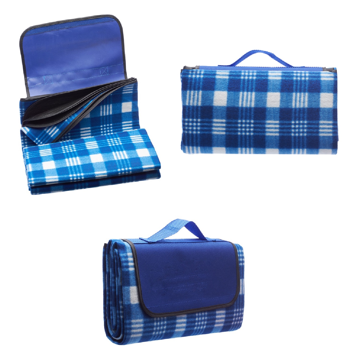 Fleece Roll-Up Travel Blanket 4