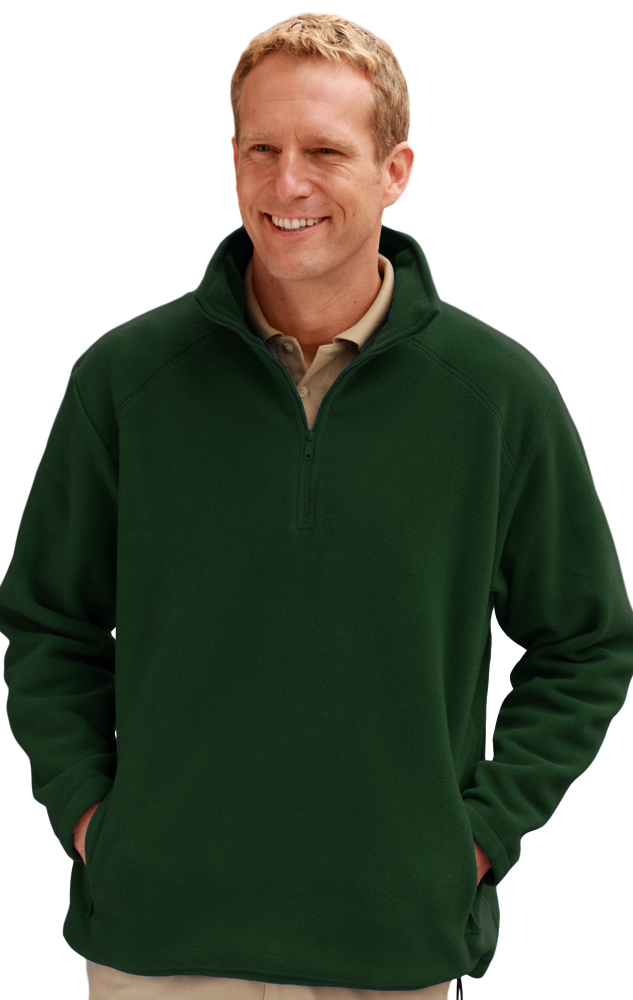 Adult Micro Fleece Zip Pullover 28