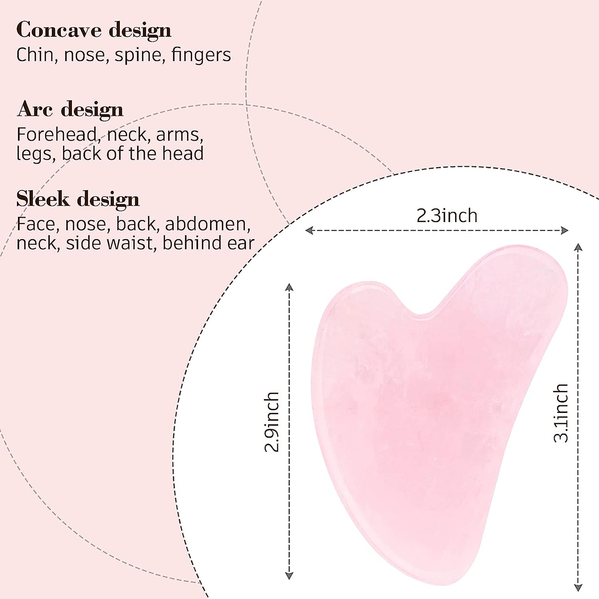 High Quality Jade Face Roller and Gua Sha Gift Set 11