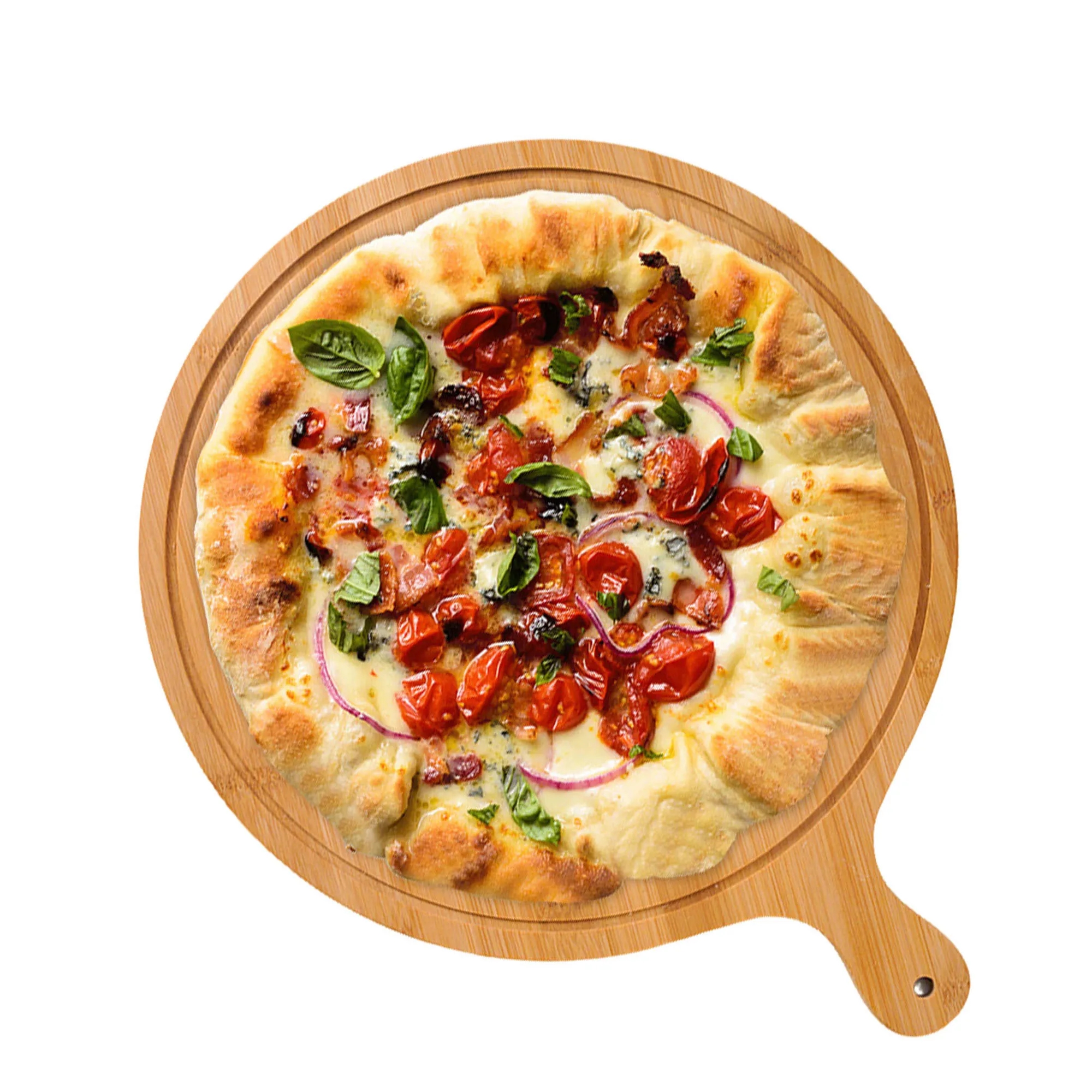 8" Wooden Pizza Tray 4