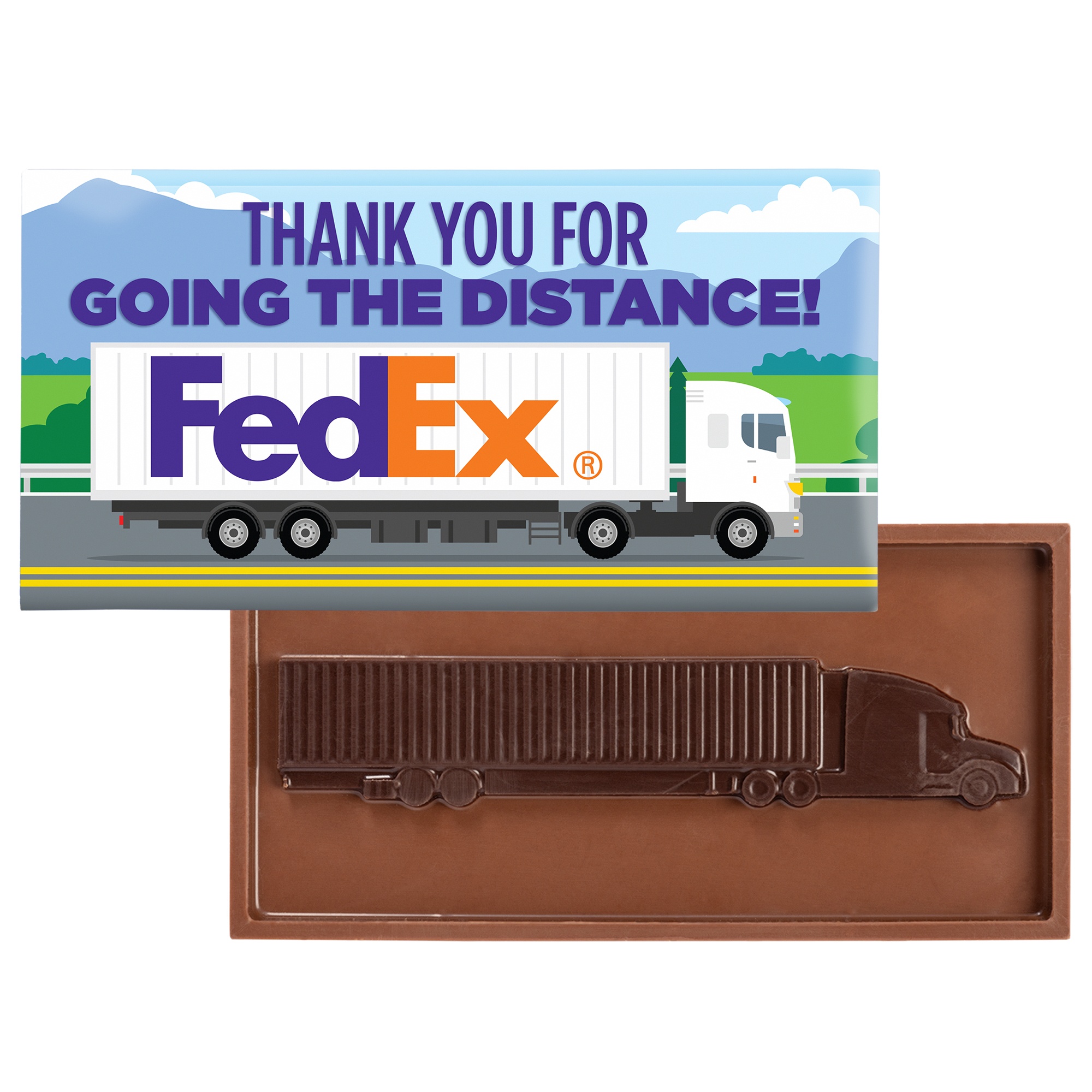 Two Tone 3 oz. Chocolate Bar 1