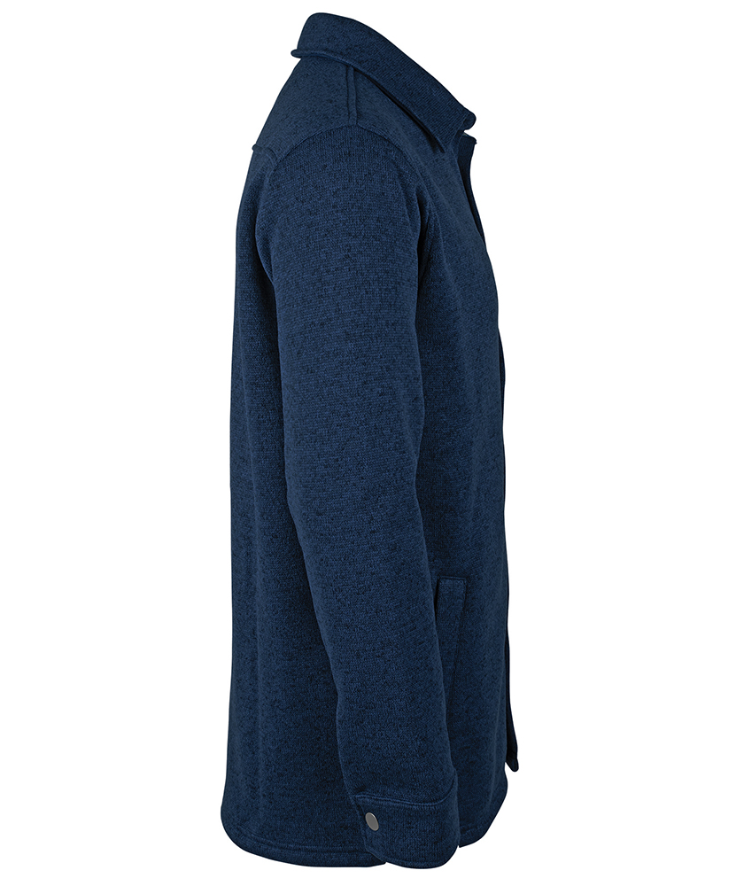 Heathered Fleece Snap Shacket 9