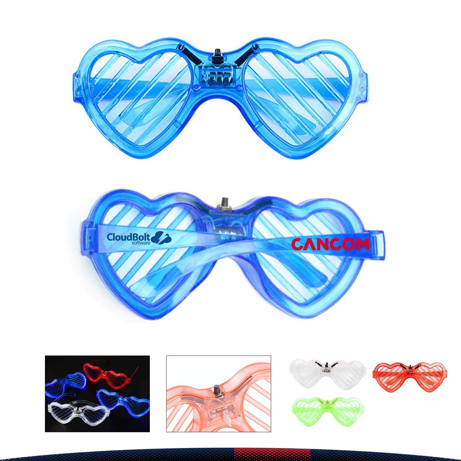 Heart Shape Luminous Glasses 4