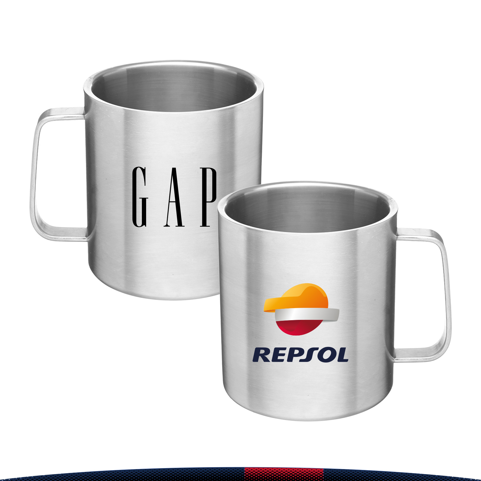 15 oz. Fanco Stainless Steel Mugs 1