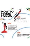 POSCA 4 Piece Metallic Marker Set with Bag 14