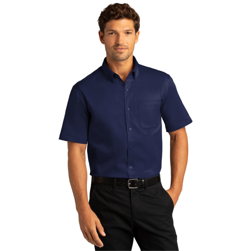 Port Authority Short Sleeve SuperPro React Twill Shirt. 84