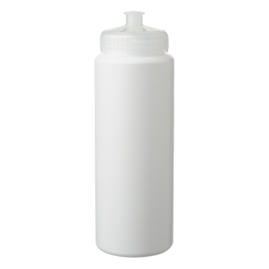 HDPE Plastic Sports Water Bottles 32 oz 12