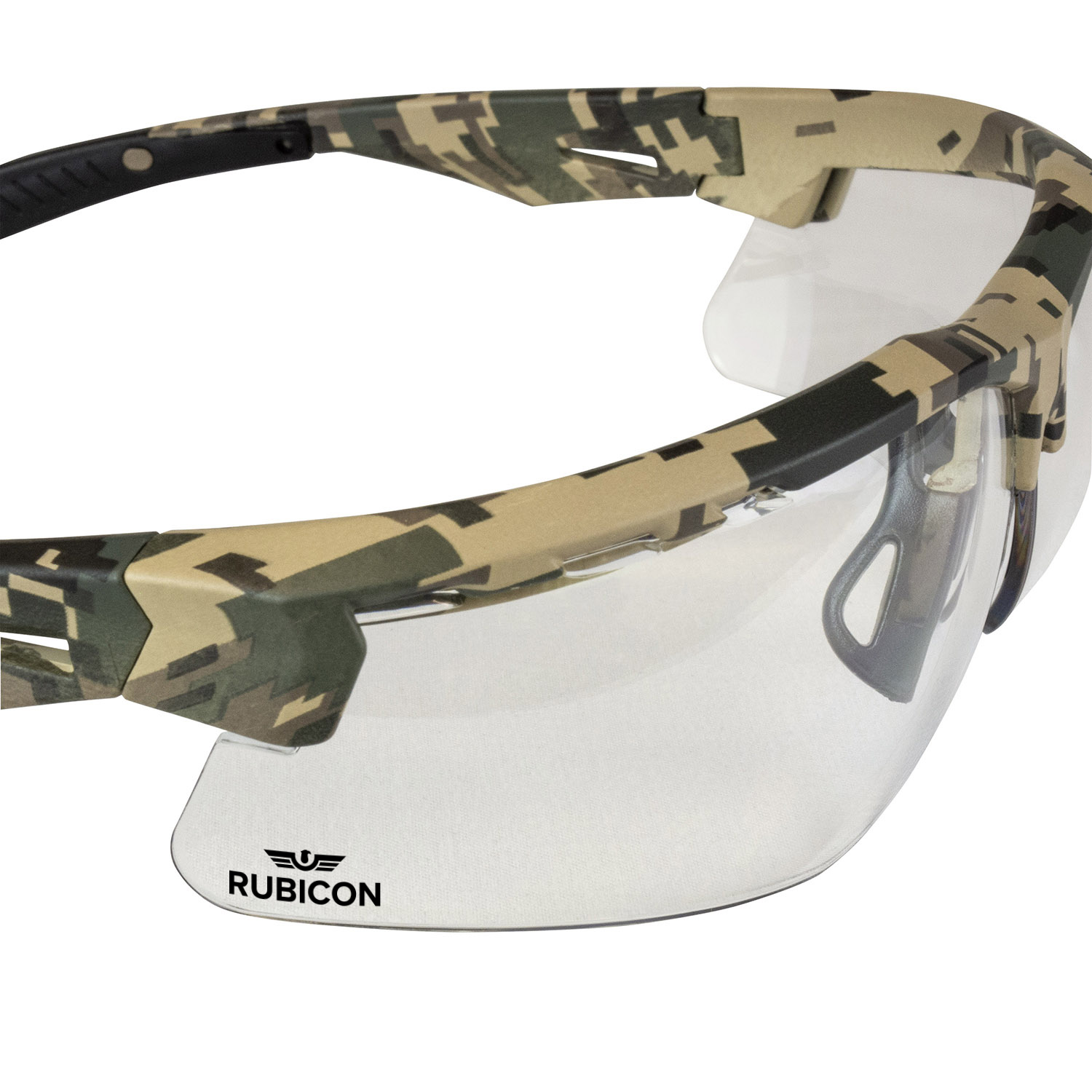 Thraxus Safety Eyewear - Digital Camo Frame Clear Anti-Fog Lens 1
