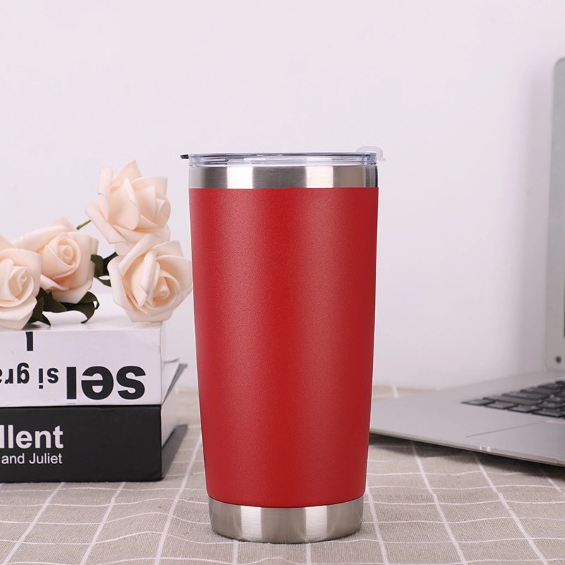20oz. Everest Powder Coated Stainless Steel Tumbler 8