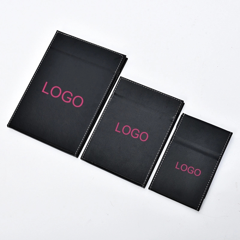 Foldable Square PU Leather Cosmetic Mirror 5