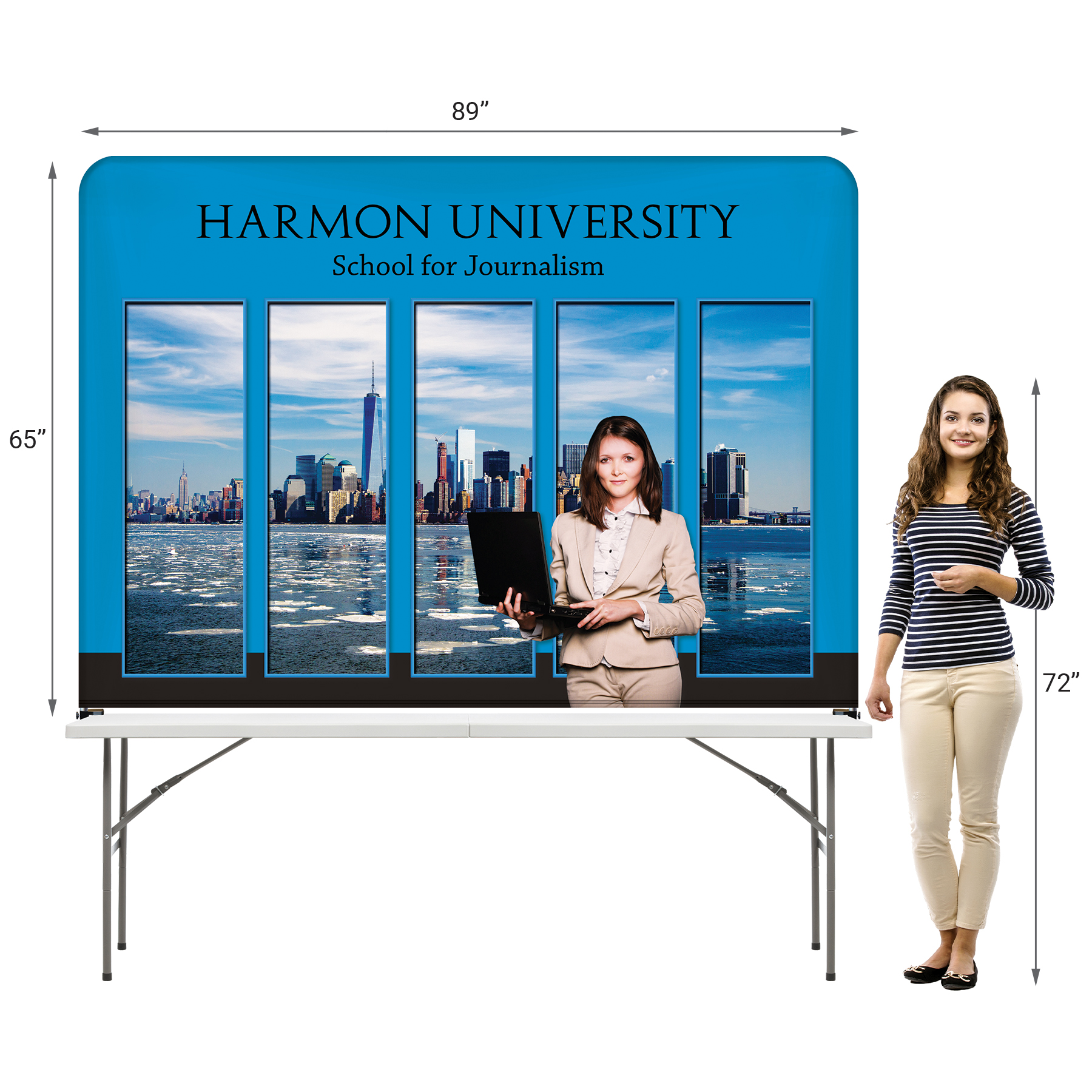 8' Table Top Hardware & Large Banner Kit 5