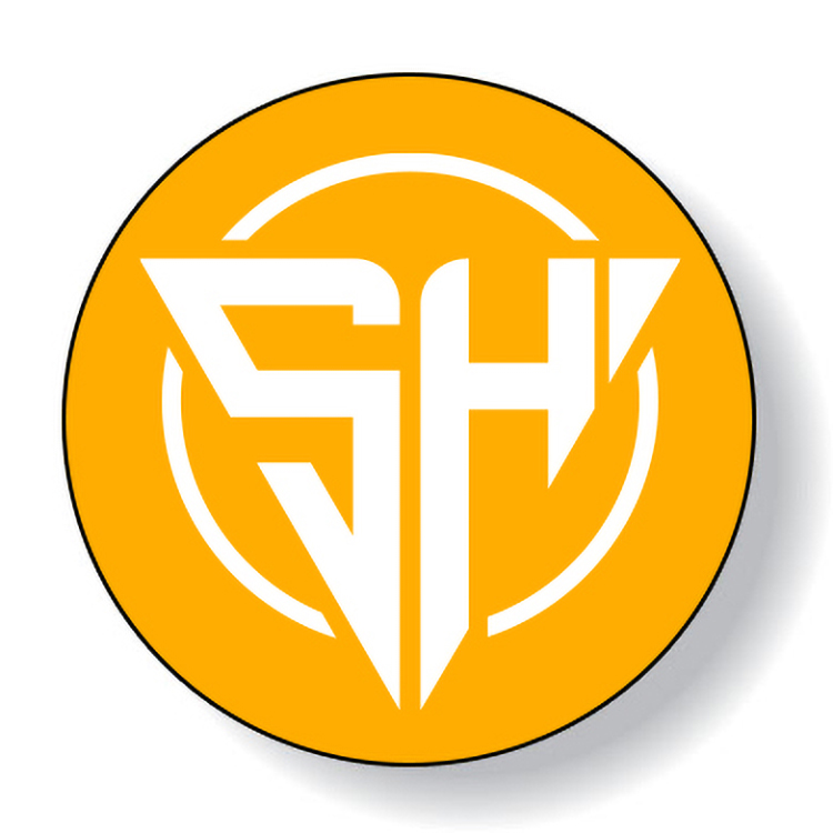 Fluorescent Orange Flexo-Printed Stock Circle Roll Labels (0.75" Dia.)