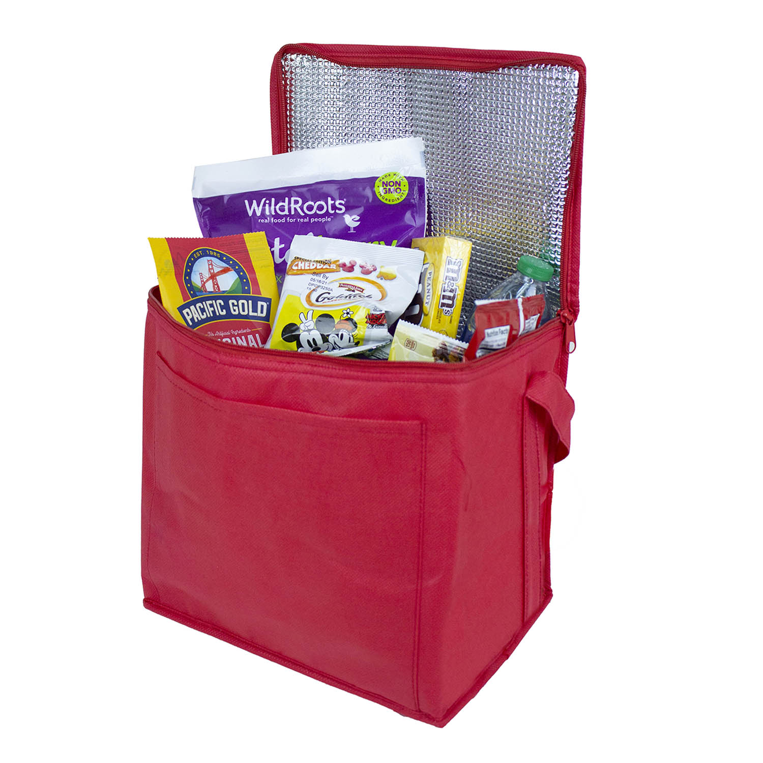 HOT/COLD FOIL LINED NON-WOVEN COOLER BAG