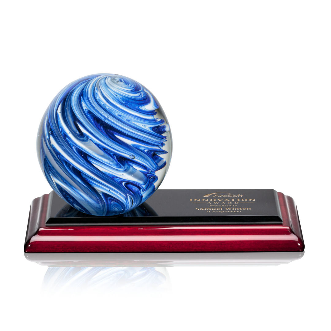 Naples Award on Rosewood Base 4