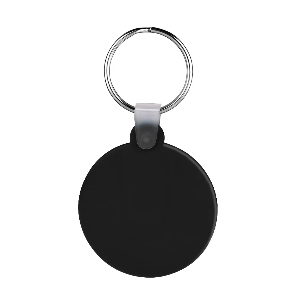 Round Shaped Silicone Keychain 7