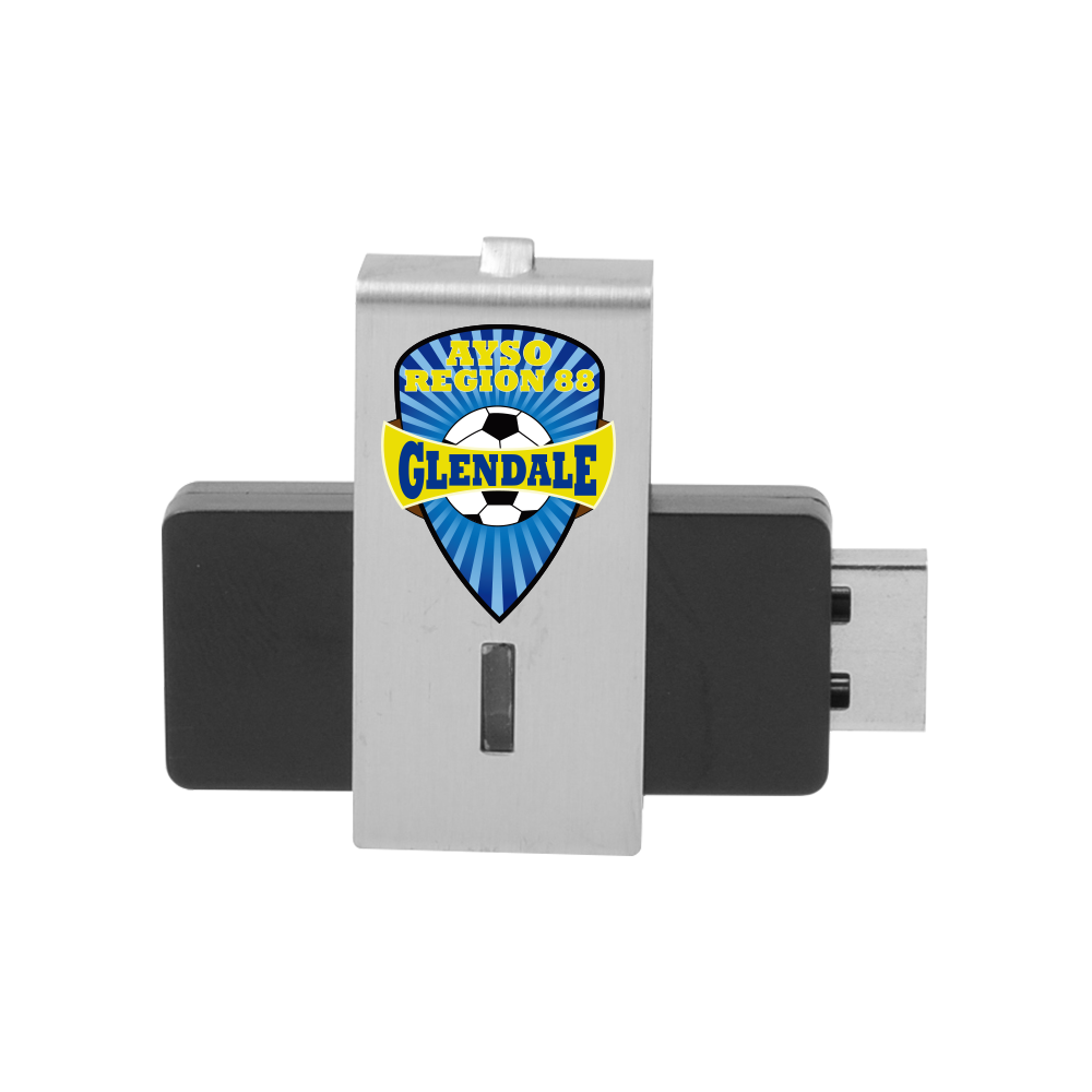 Streator 360 Degree Rotating USB with Steel Cover 3