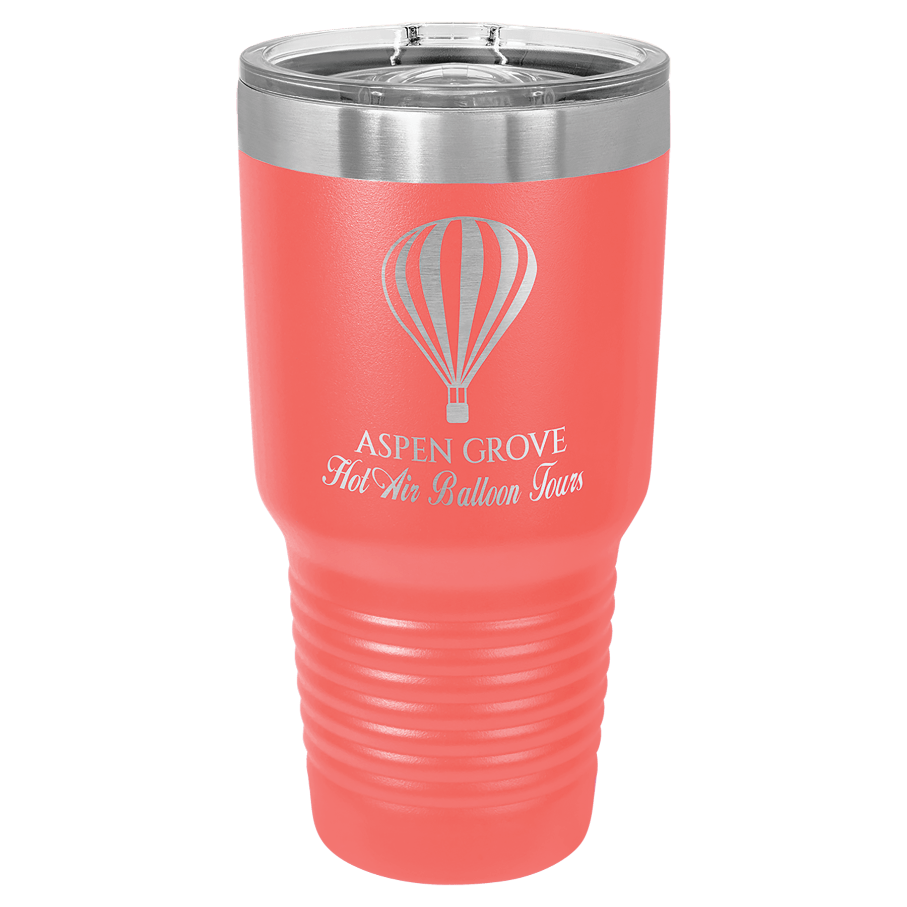 Polar Camel 30 oz. Coral Insulated Ringneck Tumbler with Slider Lid 2