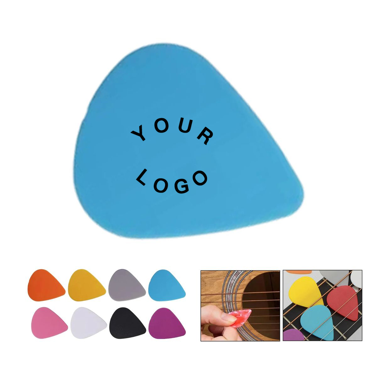 Flexible 0.75mm Guitar Picks for Daily Practice 12