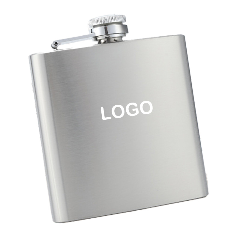 Stainless Steel 6-oz Liquor Flask 2