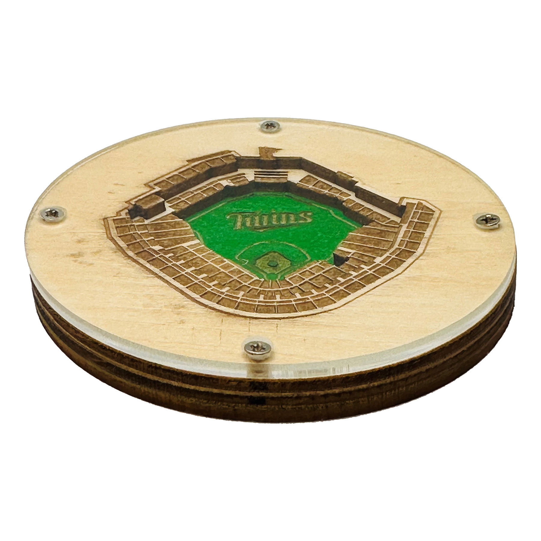 Layered Wood Coaster 15