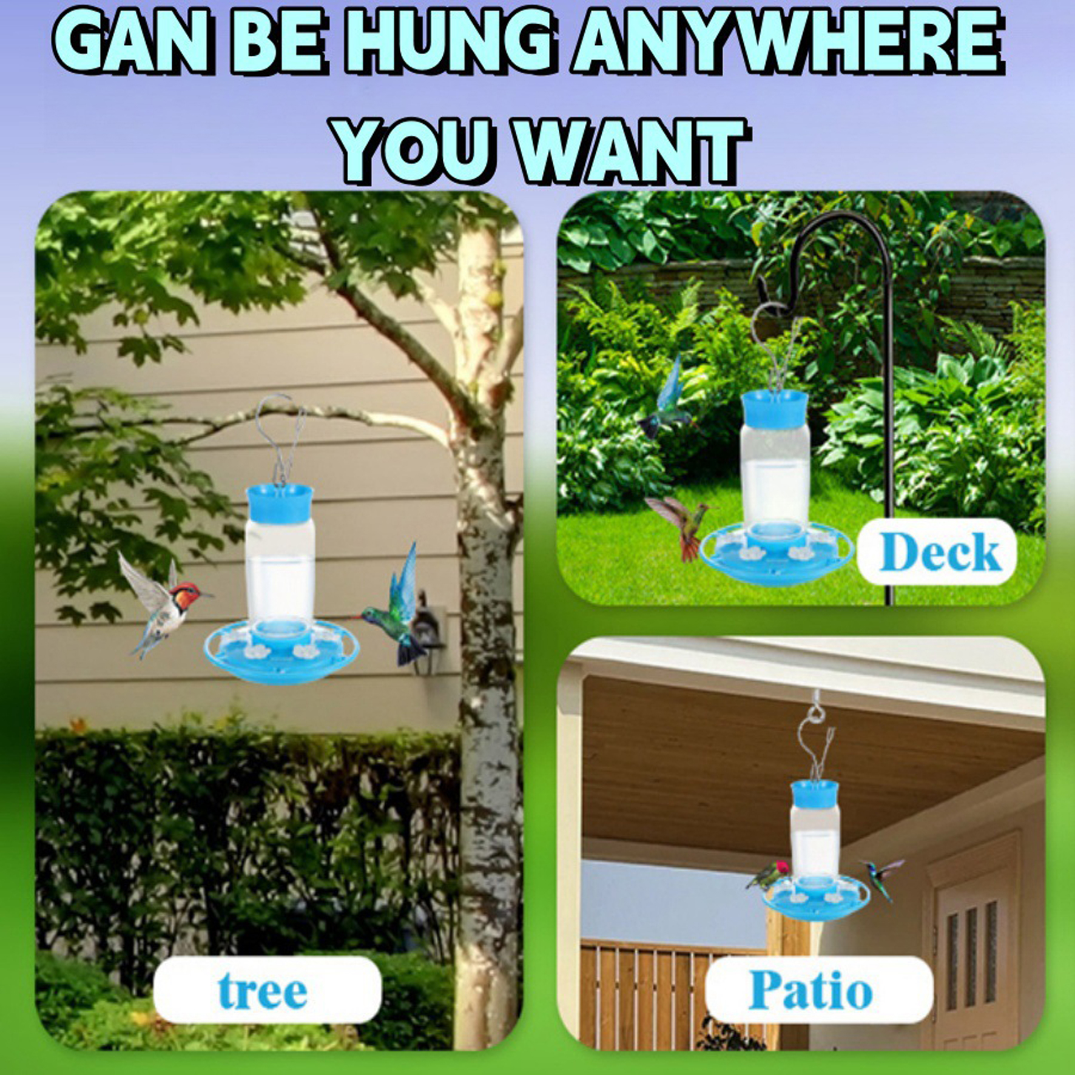 22 oz Hummingbird Nectar Feeder 2