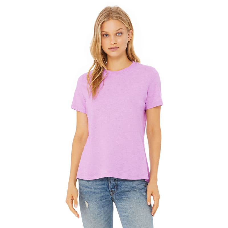 Bella + Canvas Ladies' Relaxed Heather CVC Short-Sleeve T-Shirt 9