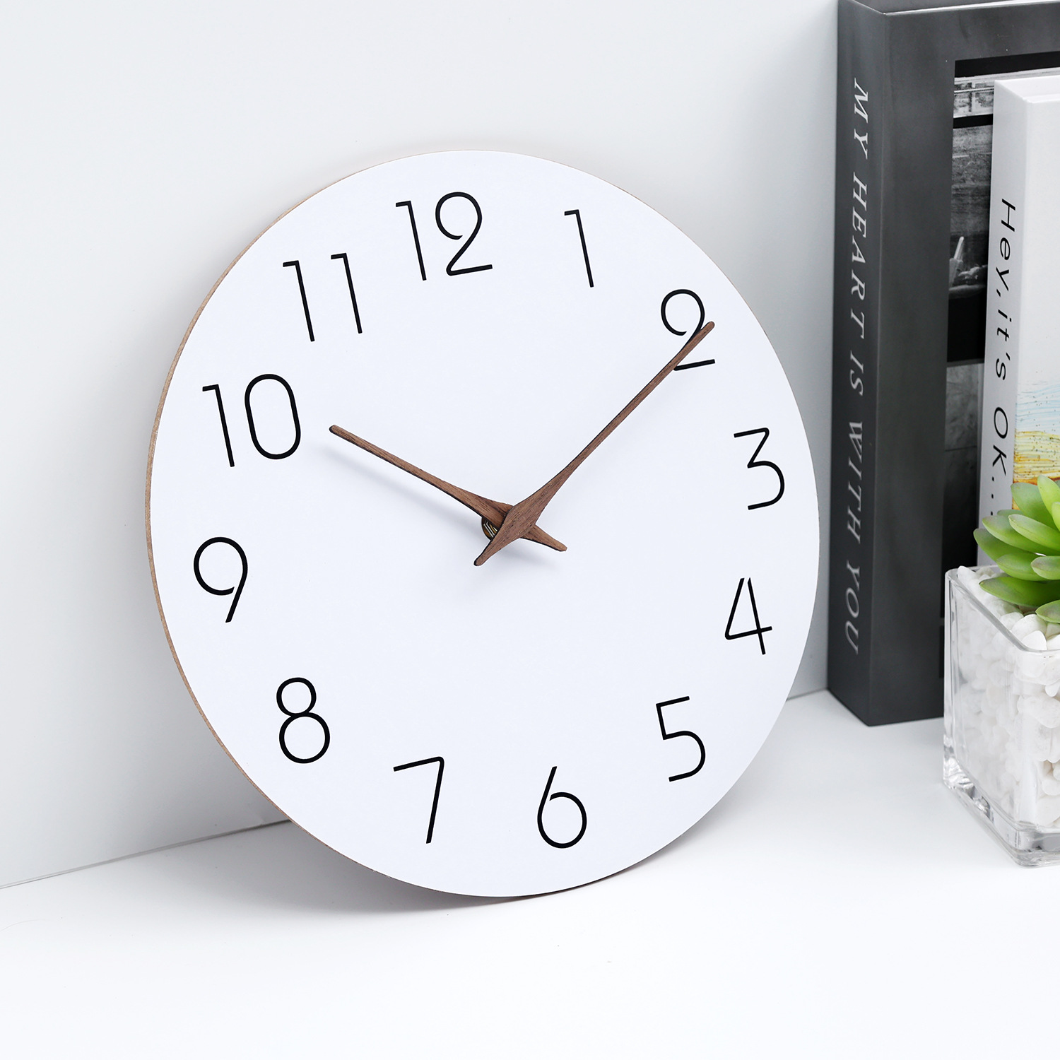 Decorative Battery Operated Wall Clocks 10 Inch 5