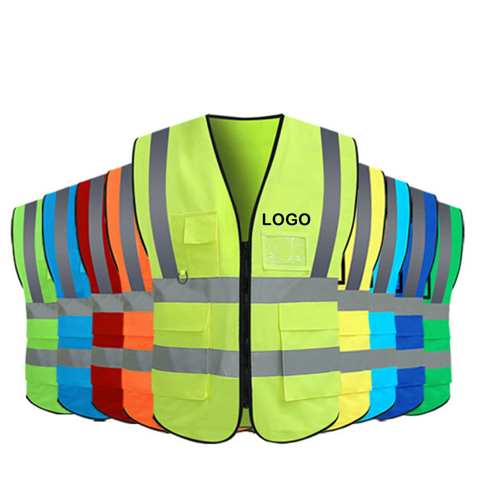 MOQ 50 Reflective Work Vest for Construction 12
