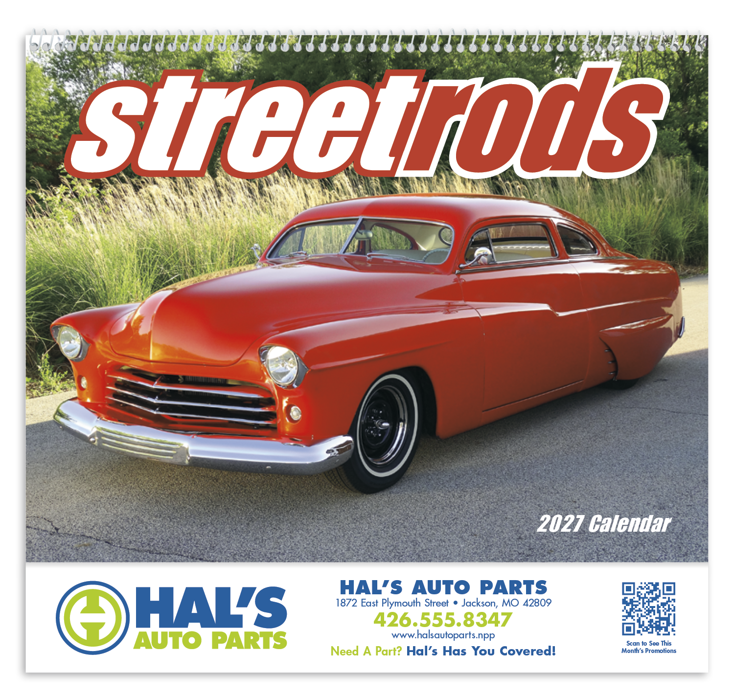 Good Value™ Street Rods - Spiral Calendar 61